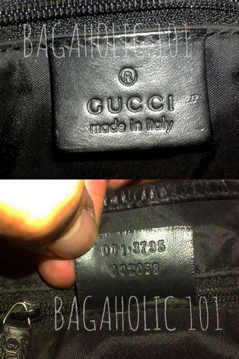 numero seriale borsa gucci|Gucci bag serial numbers history.